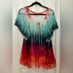 IN STUDIO WOMAN,WOMENS. TOP, Multicolored, size 1x
